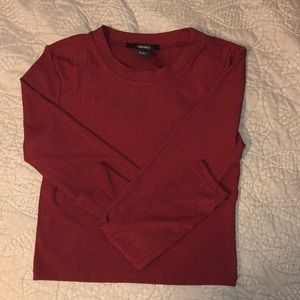 Forever 21 Red Crop Top